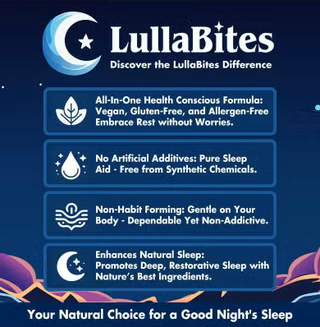 LullaBites Natural Sleep Gummies